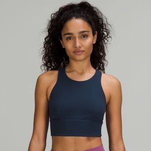 NWT Wunder Train Mineral Blue Sports Bra